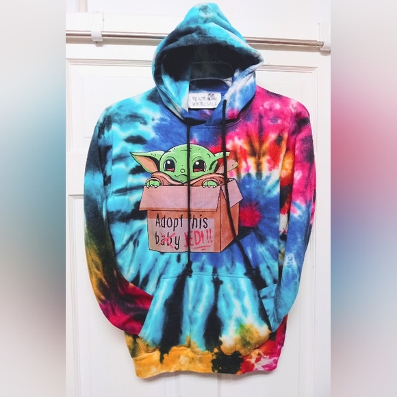 Trade Wind Tie Dye Pullover Long Sleeve Hoodie Size Large - Picture 3 of 6